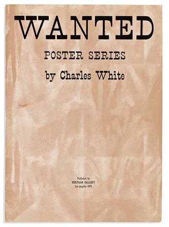 (ART.) Charles White. Wanted Poster Series.